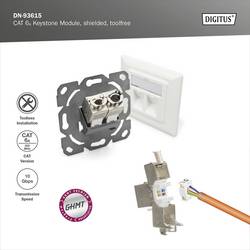 Digitus DN-93615 RJ45 vestavný modul Keystone CAT 6A 1 ks