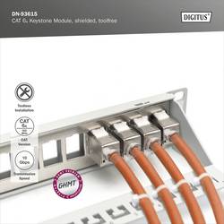 Digitus DN-93615 RJ45 vestavný modul Keystone CAT 6A 1 ks