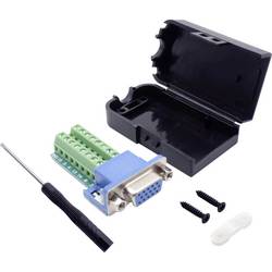 TRU COMPONENTS T1904C097 sada D-SUB zásuvková lišta Pólů: 15 šroubovací 1 ks
