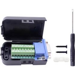 TRU COMPONENTS T1904C097 sada D-SUB zásuvková lišta Pólů: 15 šroubovací 1 ks