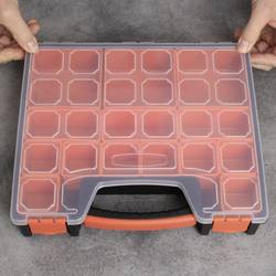 Quadrios 23SA094 krabička na malé součástky (d x š x v) 31.2 x 27.2 x 6 cm přihrádek: 14 pevné rozčlenění Box Obsah 1 ks