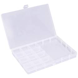 Quadrios 23SA086 krabička na malé součástky (d x š x v) 19.5 x 13.1 x 2.2 cm přihrádek: 13 pevné rozčlenění Box Obsah 1 ks