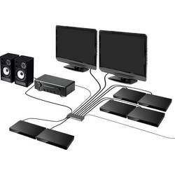 SpeaKa Professional 6 portů HDMI matrix přepínač s funkcí obraz v obraze, s dálkovým ovládáním UHD 4K @ 60 Hz