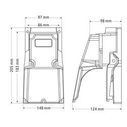 TRU COMPONENTS FS-502 nožní/ruční tlačítko 250 V/AC 15 A 1 pedál s ochranným krytem 1 rozpínací kontakt, 1 spínací kontakt 1 ks