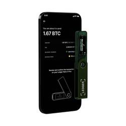 Ledger Nano S Plus Hardwarová peněženka smaragdově zelená USB-C® 1 ks LNSP-EMR-GREEN-ENDEPT