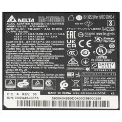 MSI Netzteil S93-0404690-D04 napájecí adaptér k notebooku 140 W 28 V 5 A