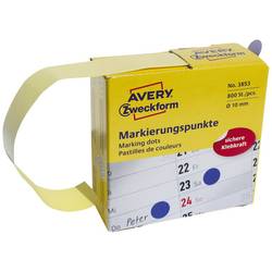 Avery-Zweckform 3853 popisovače etiket Ø 10 mm modrá 800 ks trvalé papír