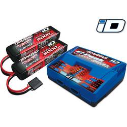 Traxxas Dual EZ Peak Plus modelářská multifunkční nabíječka, 100 V, 230 V, 8 A, Li-Pol, vč. 2 akumulátorů LiPo