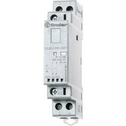 Finder 22.32.0.024.1320 instalační stykač 2 spínací kontakty 6250 VA 250 V/AC, 440 V/AC s LED diodou Vhodné pro značku (relé): Finder 1 ks