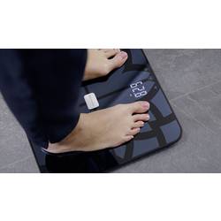Medisana BS 450 sw váha s diagnostikou tělesných parametrů 40510 digitální Max. váživost=180 kg černá s Bluetooth , senzory ITO
