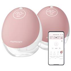 momcozy M9 Mobile Breast Pump Double bílá, růžová