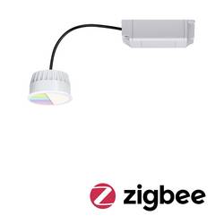 Paulmann LED Coin ZigBee RGBW LED vestavné koupelnové svítidlo Energetická třída (EEK2021): G (A - G) LED saténová