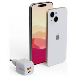 XTORM Ultra Wall USB nabíječka, GaN, 1x USB-C®, 1x USB A , 20 W, Quick Charge 3.0, bílá