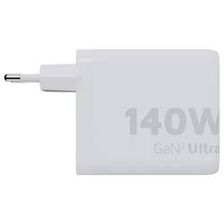 XTORM Ultra Wall USB nabíječka, GaN, 3x USB-C®, 1x USB A , 140 W, Quick Charge 3.0, bílá