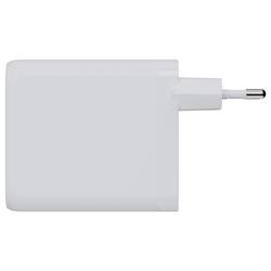 XTORM Ultra Wall USB nabíječka, GaN, 3x USB-C®, 1x USB A , 140 W, Quick Charge 3.0, bílá