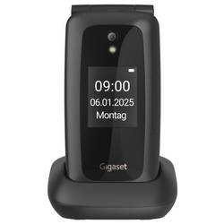 Gigaset GL795 telefon pro seniory - véčko černá, UPOZORNĚNÍ: mobilní telefony neobsahují CZ/SK menu