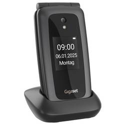 Gigaset GL795 telefon pro seniory - véčko černá, UPOZORNĚNÍ: mobilní telefony neobsahují CZ/SK menu