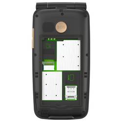 Gigaset GL795 telefon pro seniory - véčko černá, UPOZORNĚNÍ: mobilní telefony neobsahují CZ/SK menu