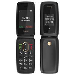 Gigaset GL795 telefon pro seniory - véčko černá, UPOZORNĚNÍ: mobilní telefony neobsahují CZ/SK menu