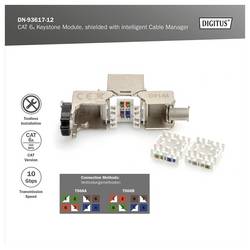 Digitus RJ45 vestavný modul Keystone CAT 6A 12 ks