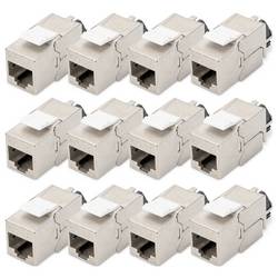 Digitus RJ45 vestavný modul Keystone CAT 6A 12 ks