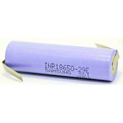 Samsung INR18650-29E ZLF speciální akumulátor 18650 Flat-Top , odolné vůči vysokým teplotám, pájecí špička ve tvaru Z Li-Ion 3.6 V 2900 mAh 1 ks