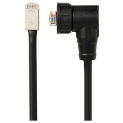 TRU COMPONENTS TC-13543640, RJ45 konektor, černá, 1 ks