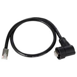 TRU COMPONENTS TC-13543640, RJ45 konektor, černá, 1 ks