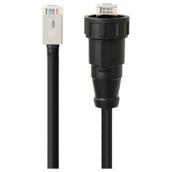 TRU COMPONENTS TC-13543632, RJ45 konektor, černá, 1 ks