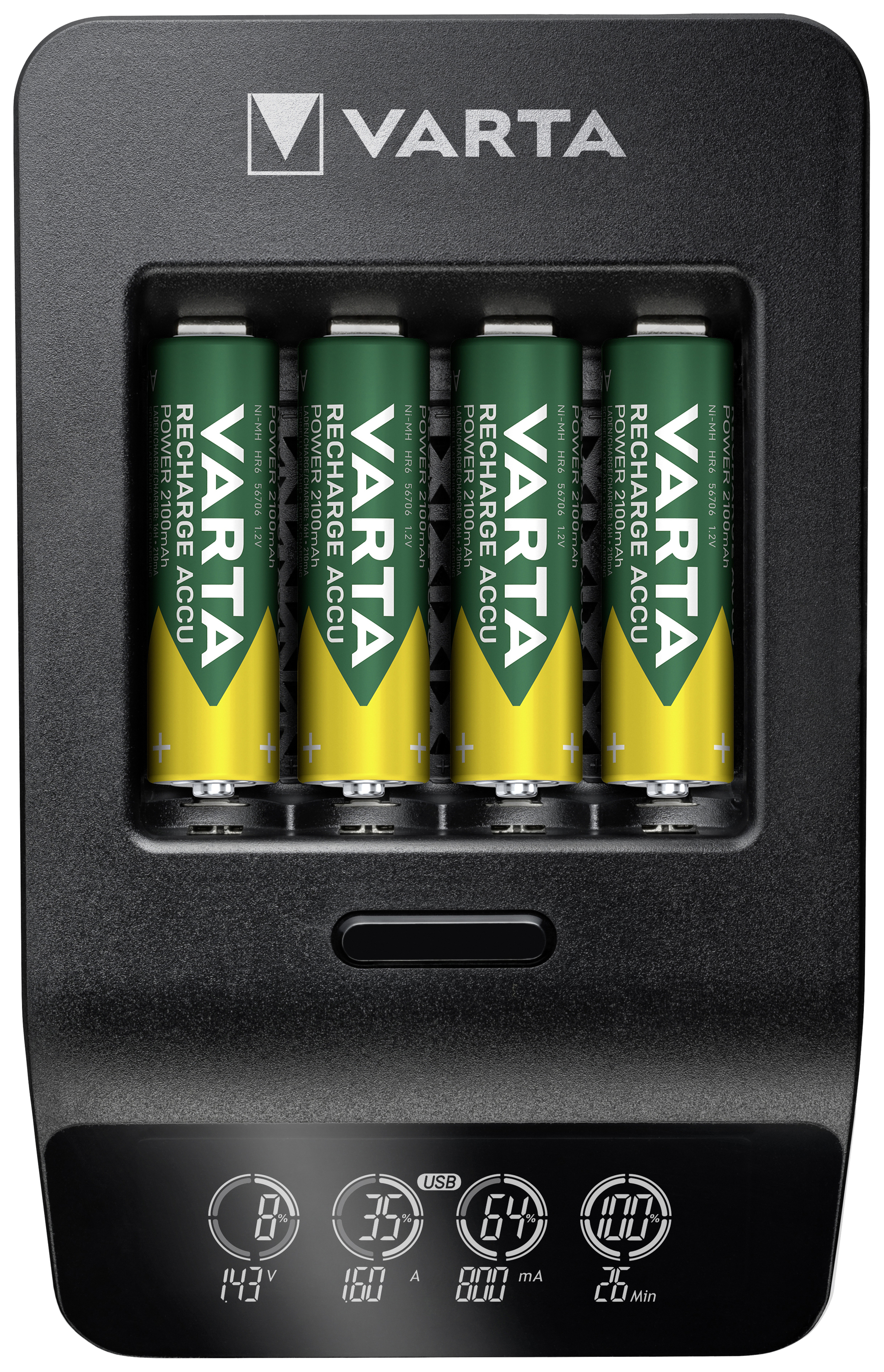 Varta LCD Smart Charger+ 4x 56706 nabíječka akumulátorů NiMH AAA, AA