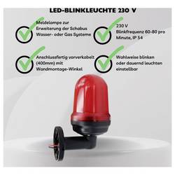 Schabus signální osvětlení LED 200894 200894 červená blikající světlo 230 V/AC
