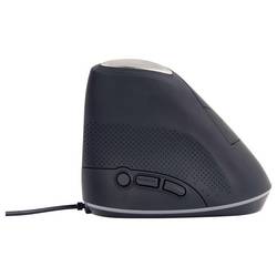 Gembird MUS-ERGO-03 optická ergonomická myš, přenos kabelový, 6 tlačítko, 800 dpi, 1600 dpi, 2400 dpi, 3200 dpi, šedá