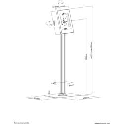 Neomounts FL15-650WH1 stojan na tablet Univerzální