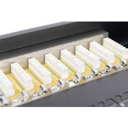 Digitus DIGITUS - CAT 6, Klasse E Patch Panel 16 portů síťový patch panel 483 mm (19) CAT 6 1 U vícebarevná osazený
