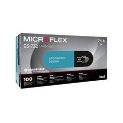Ansell MICROFLEX® 93732090 100 ks nitril jednorázové rukavice Velikost rukavic: 9 EN 374-5, EN 374-2, EN 374-4, EN 21420:2020, EN 455, EN 374-1 ISO 21420:2020,