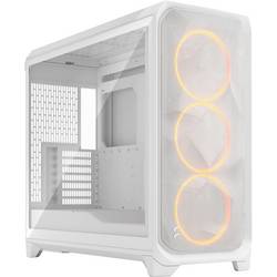 Fractal Design FD-C-MES3X-06 Full Tower PC skříň bílá prachový filtr, boční okno