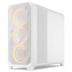 Fractal Design FD-C-MES3X-06 Full Tower PC skříň bílá prachový filtr, boční okno