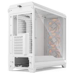 Fractal Design FD-C-MES3X-06 Full Tower PC skříň bílá prachový filtr, boční okno