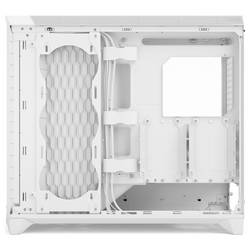Fractal Design FD-C-MES3X-06 Full Tower PC skříň bílá prachový filtr, boční okno
