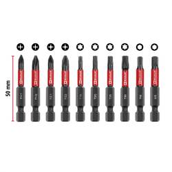 Einhell Impact Bit Taschenbox 10tlg 118653 sada bitů, 1/4 (6,3 mm), PH, PZ, šestiúhelník, TX, 1/4 (6,3 mm)