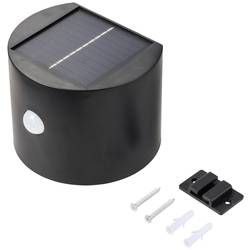 Sygonix SY-5770788 venkovní solární nástěnné osvětlení s PIR senzorem LED černá