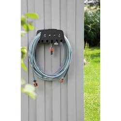 GARDENA 18005-50 mit Schlauch Nástěnný držák na hadici 20 m 1/2 palce 1 sada černá