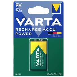 Varta RECH.AC.Power 9V200mAh BLI1 akumulátor 9 V Ni-MH 200 mAh 8.4 V 1 ks