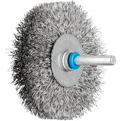 PFERD TOOLS Kulatý kartáč POS RBU Ø 70 x 15 mm Ø dříku 6 mm Ø drátu z ušlechtilé oceli Ø 0,30 POS RBU 7015/6 INOX 0,30 43701019 10 ks