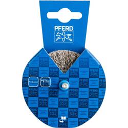 PFERD TOOLS Kulatý kartáč POS RBU Ø 70 x 15 mm Ø dříku 6 mm Ø drátu z ušlechtilé oceli Ø 0,30 POS RBU 7015/6 INOX 0,30 43701019 10 ks