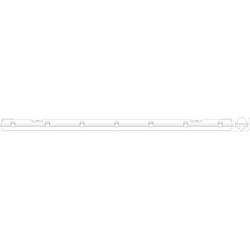 OSRAM HOMELIGHTING Submarine Through Wiring 120cm 15W 4000K venkovní LED reflektor LED 15.00 W studená bílá šedá