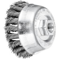 PFERD TOOLS Hrncový kartáč opeskovaný TBG Ø 80 mm M14 ocelový drát Ø 0,50 pro úhlovou brusku POS TBG 80/M14 ST 0,50 43306031 1 ks