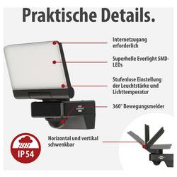 Brennenstuhl brennenstuhl®Connect 1179050020 venkovní LED reflektor 24 W Barvy světla (LED svítidlo): bílá