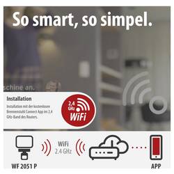 Brennenstuhl brennenstuhl®Connect 1179050020 venkovní LED reflektor 24 W Barvy světla (LED svítidlo): bílá