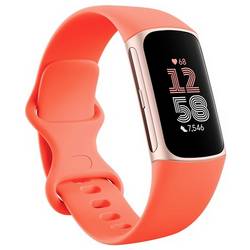 FitBit Charge 6 Fitness hodinky S/L korálová